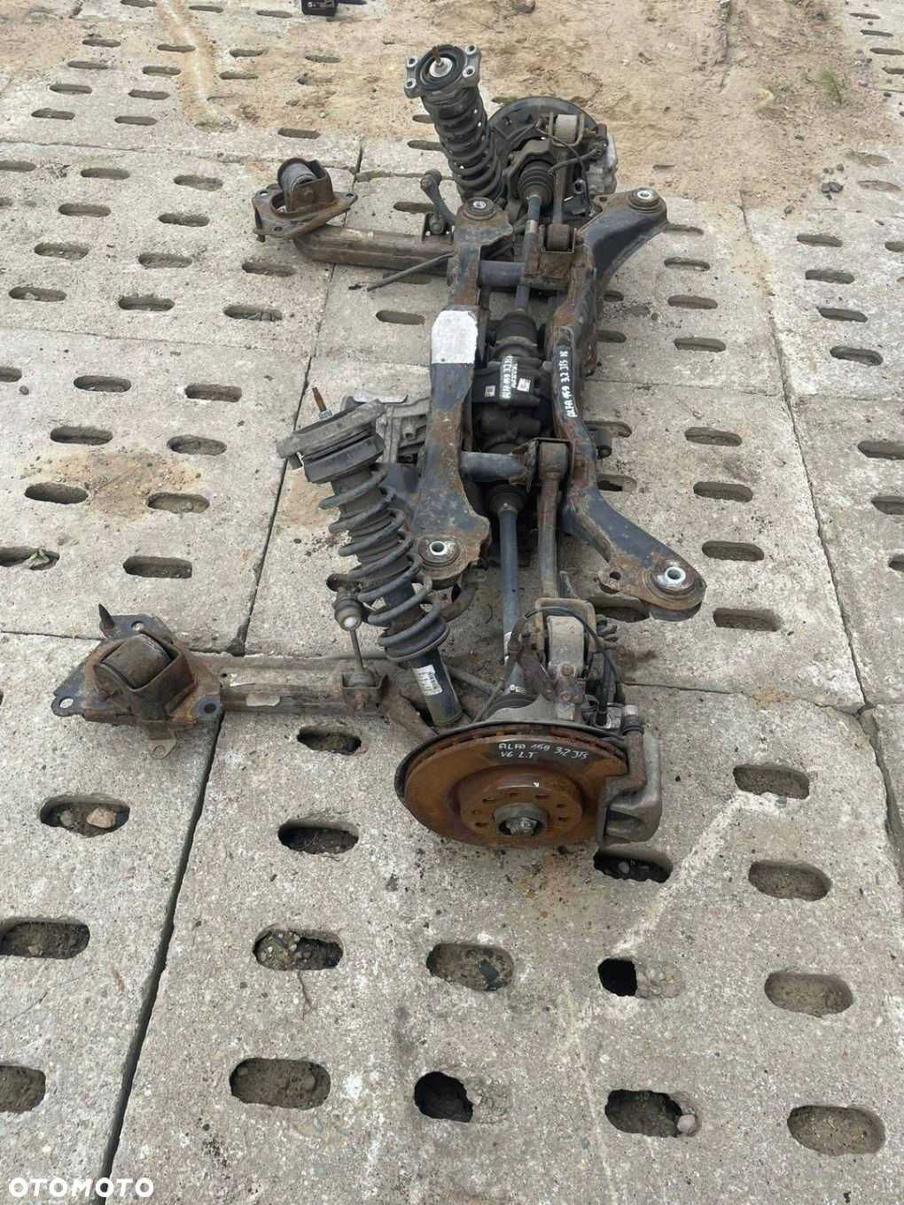 BELKA WÓZEK TYŁ ALFA 159 3.2 JTS V6 4X4 - 3