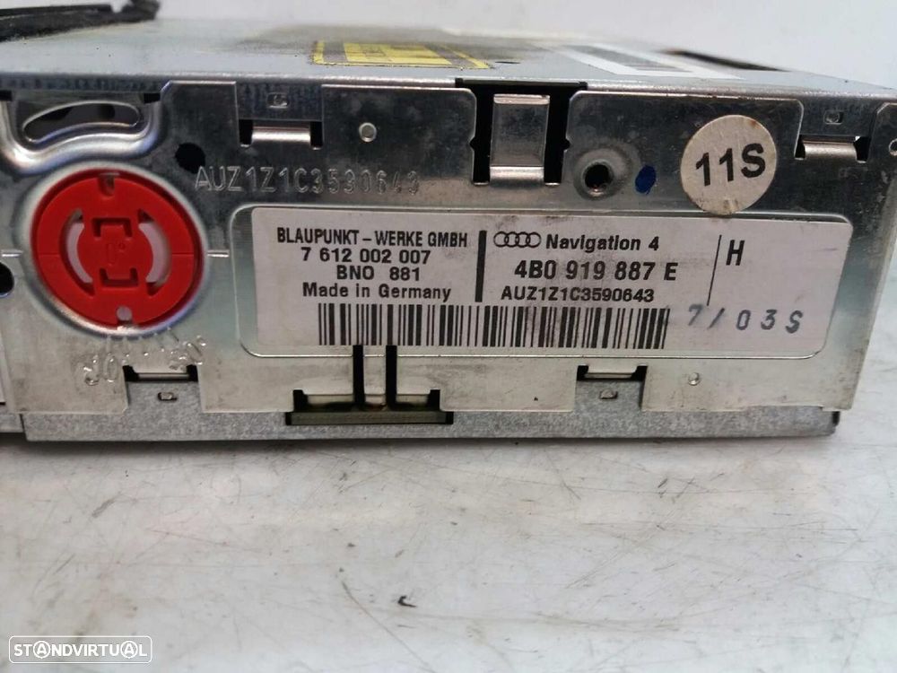 SISTEMA NAVEGAÇÃO GPS AUDI A3 SPORTBACK 2004 -4B0919887 - 3