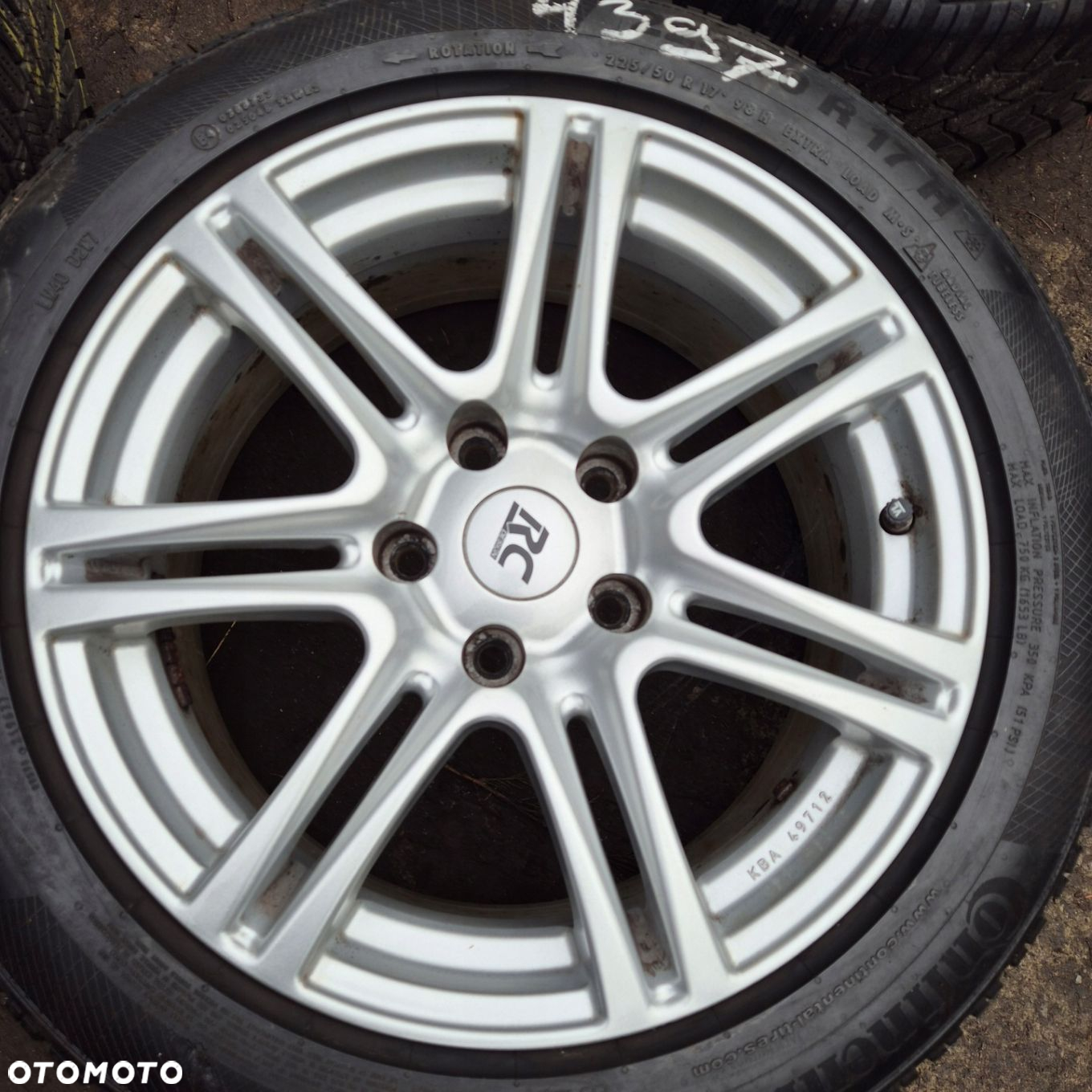ZIMA KOŁA 5x120 BMW F30 F31 F32 F33 F36 X1 E84 E90 225/50 R17 czujniki - 2