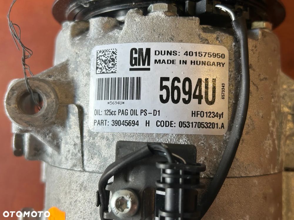 SPRĘŻARKA KLIMATYZACJI KOMPRESOR 401575950 OPEL - 2