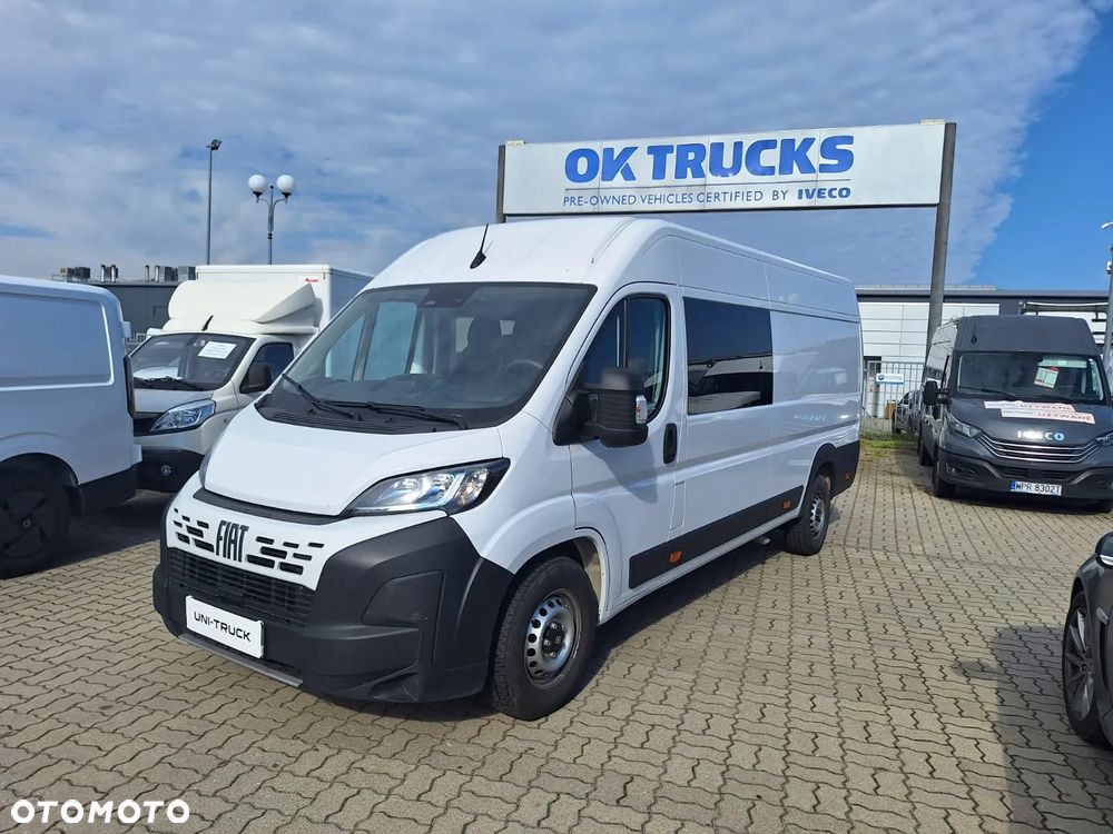 Fiat Ducato L4H2 brygadówka / doka / 7 osób / hak 3t / kamera / czujniki / nowa buda - 1