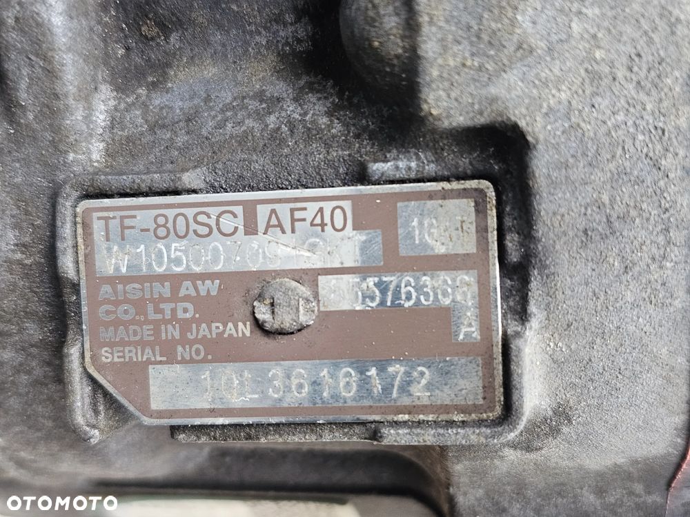 SKRZYNIA BIEGÓW AUTOMAT KONWERTER OPEL INSIGNIA A 2.0 CDTI 4X4 AF40 55576368 A KOMPLETNA - 7