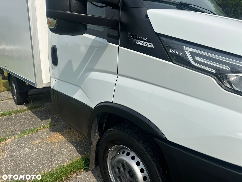 Iveco Daily 35-160 KONTENER+WINDA (udźwig 750kg) 2.3 diesel 156 kM automat 2021 DRZWI W KONTENERZE Z OBU STRON, WEBASTO, KAMERA COFANIA! - 36