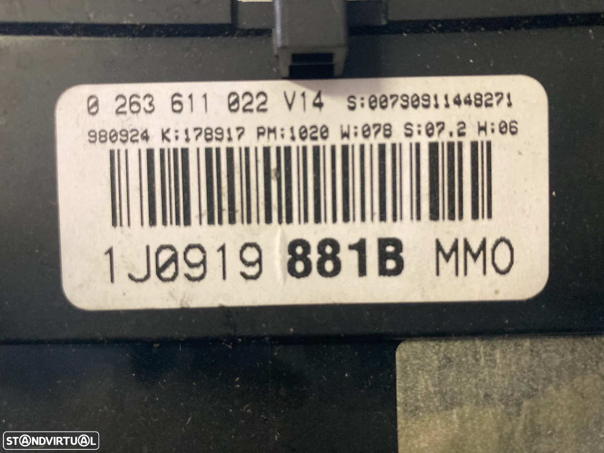 QUADRANTE VOLKSWAGEN GOLF IV 1.6 0263611022 1J0919881B - 3
