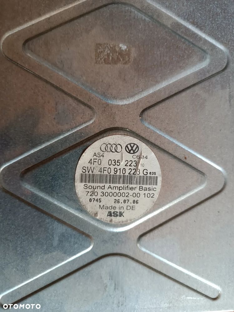 Wzmacniacz Radia Audi A6 C6 4F0035223 4F0910223G - 2