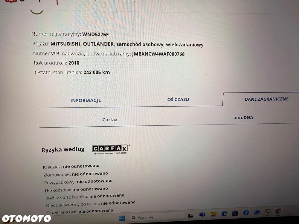 Mitsubishi Outlander 2.0 Intense + NAVI 2WD EU5 - 2