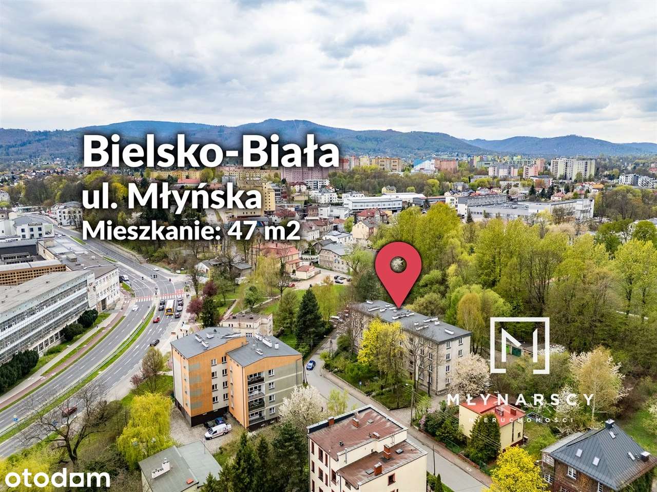 2 pok do remontu | zieleń za oknem | balkon