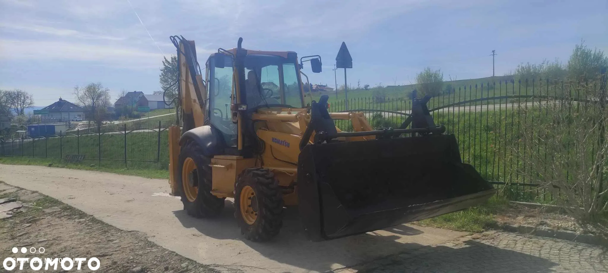 JCB koparko-ładowarka KOMATSU WB97 jcb 3cx - 6