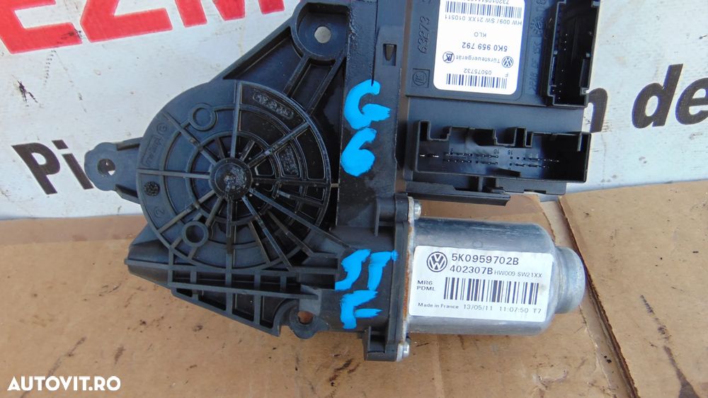 Macara VW Golf 6 an 2008-2014 macarale geamuri electrice fata stanga dreapta motoras macara - 3