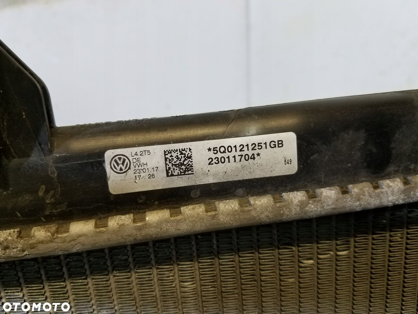 CHŁODNICA WODY VW PASSAT B8 1.6 TDI 5Q0121251GB - 3