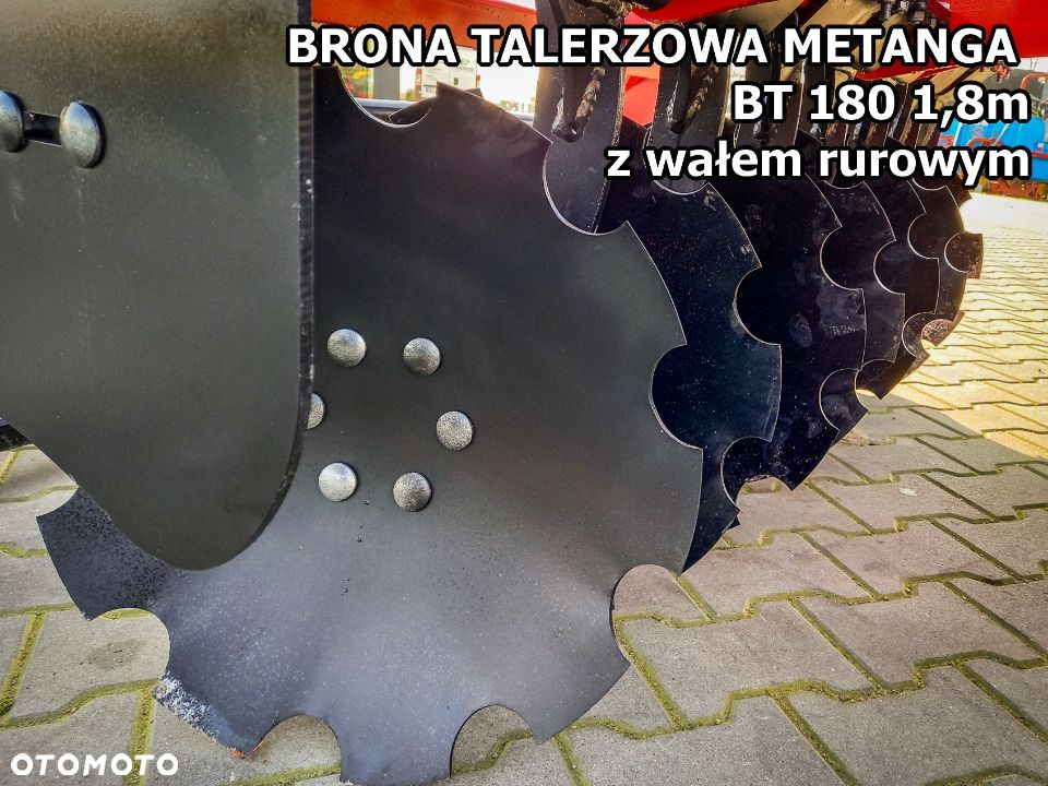 Brona talerzowa TALERZÓWKA V  AGREGAT 1,4m 1,6m 1,8m 2m 2,2m 2,4m 2,7m STRUMYK Lekka Nowa - 18