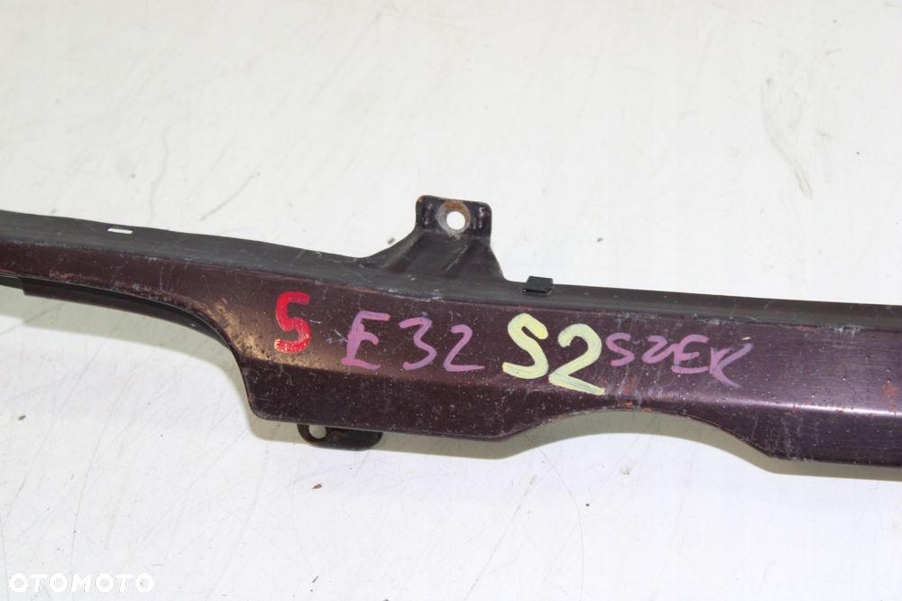 BMW E32 750I ATRAPA NOSEK GRILL PRZEDNI PAS WZMOCNIENIE SZEROKA LAMPA - 3