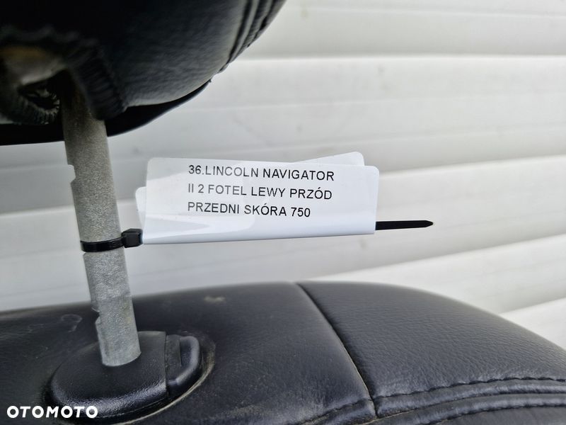 lincoln navigator 2 ii fotel lewy przód przedni skóra - 7