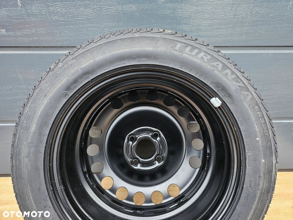 KOŁO ZAPASOWE ZAPAS DOJAZDOWE PEŁNOWYMIAROWE OPEL ASTRA G H MERIVA A CORSA C D 4x100 ET37 205/55 R16 - 6