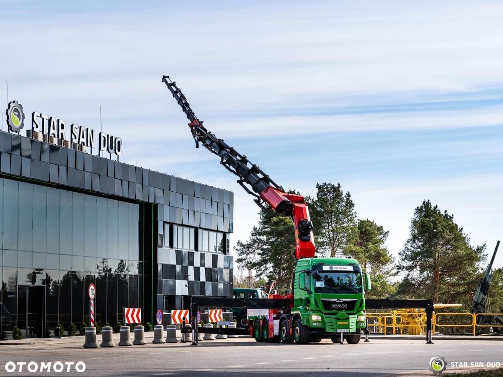 MAN TGS 35.500 8x4 Palfinger PK 135.002 TEC HDS Żuraw Wciagarka - 9