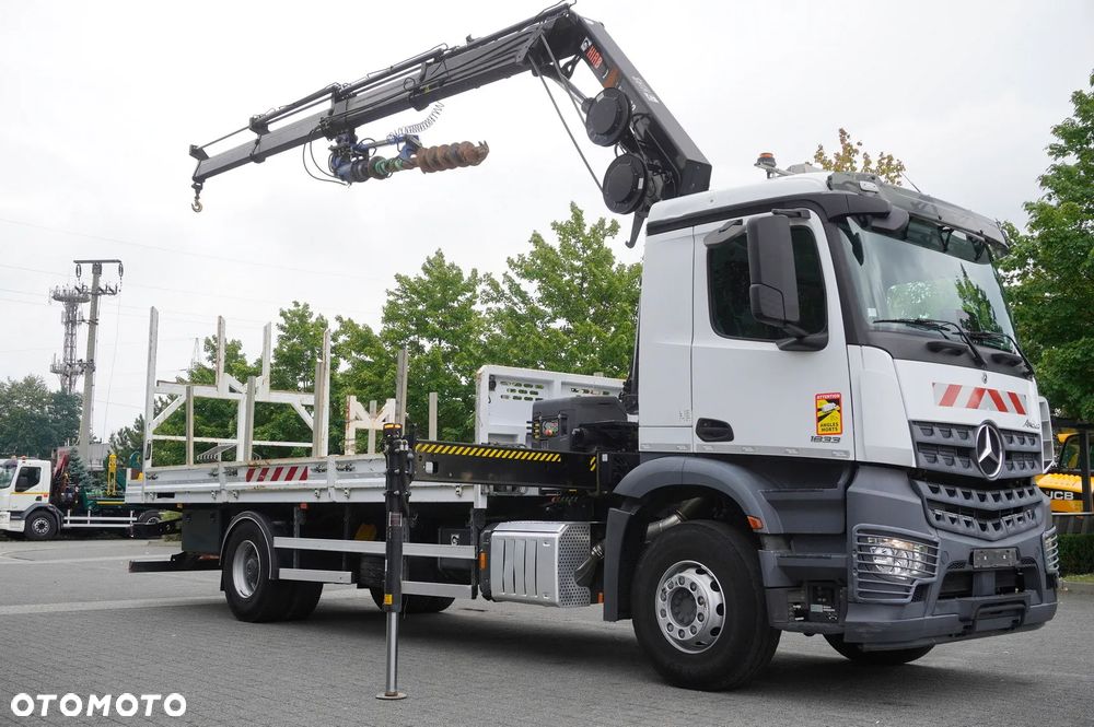 Mercedes-Benz Arocs 1833 4×2 / 50 tys. km! / HDS HIAB X-HIPRO 192 ES-3 / Pilot / Wiertło / 3 szt._260335 - 11