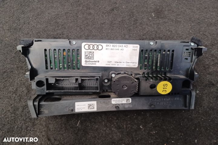 Comanda clima 8K1820043AD 8K1820043AD Audi A5 8T [facelift] [2011 - 2 - 3