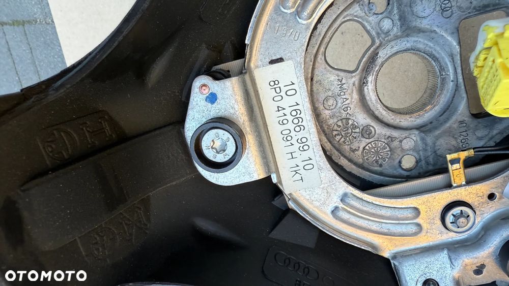 Kierownica Skórzana Audi A3 8P airbag poduszka - 5