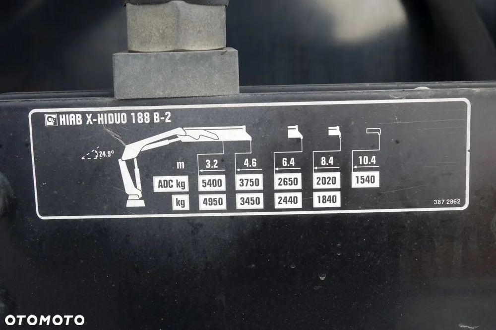 DAF XF 460 6x2 / EURO6 / AUTOMAT / INTARDER / HDS X-HIDUO 188 B-2/ ZABUDOWA SKRZYNIA BURTOWA + PRZYCZEPA LECITRAILER - 16
