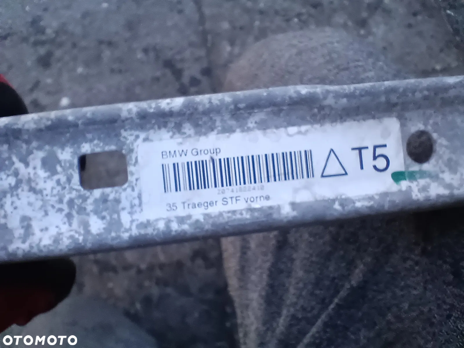 bmw 5 g30 g31 belka zderzaka przod przednia dolna 741822410 7418224 - 6