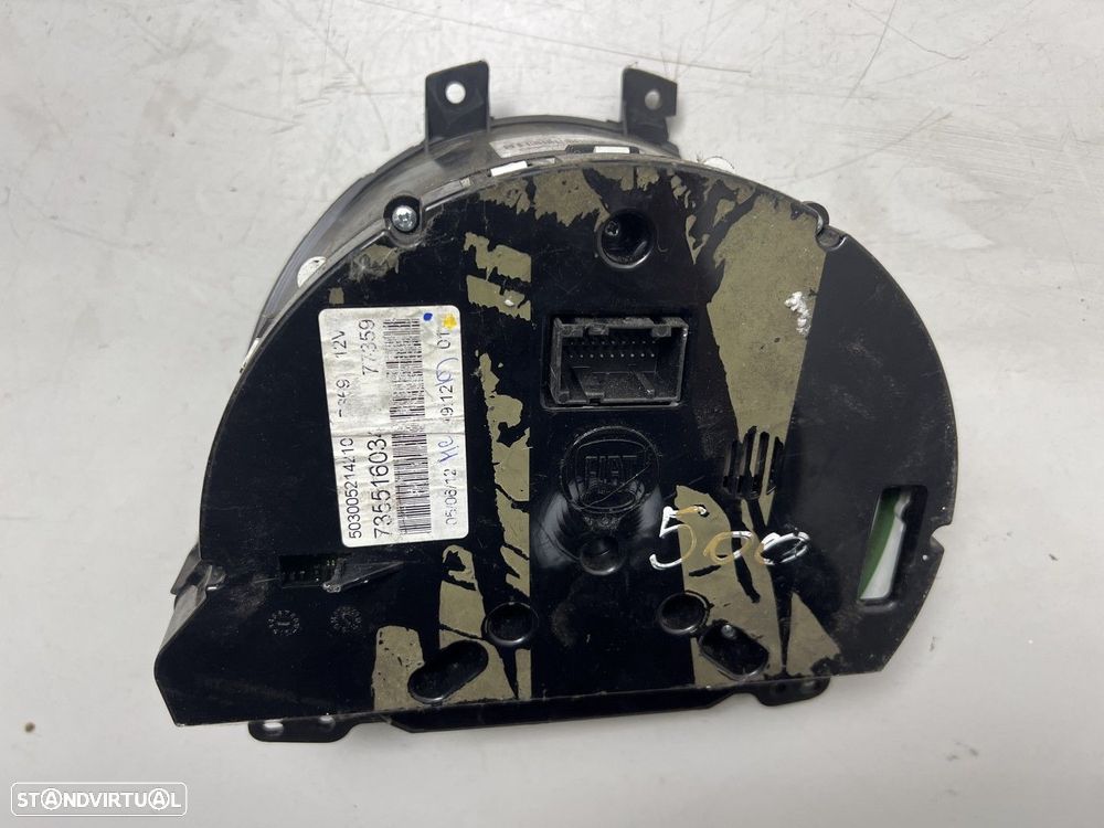 Painel de instrumentos FIAT 500 (312) 10.07 REF. 735516034 - 2