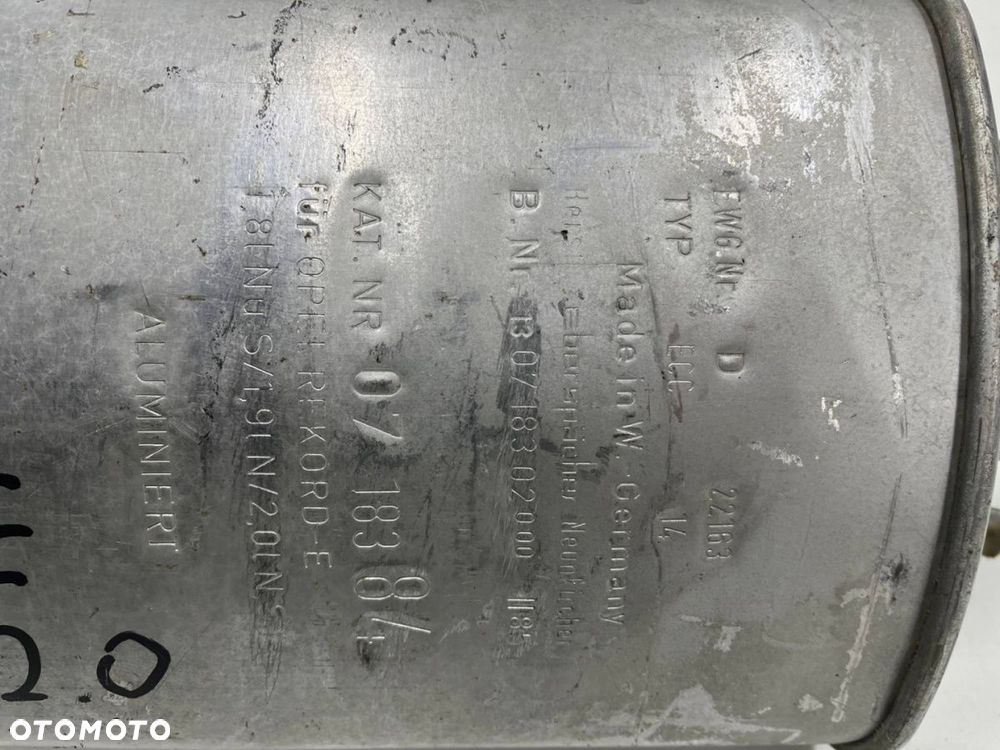 Wydech Opel Rekord E 1.8b 1.9b 2.0b 77-86r. tłumik środkowy NOWY oryginalny 130718302 - 11