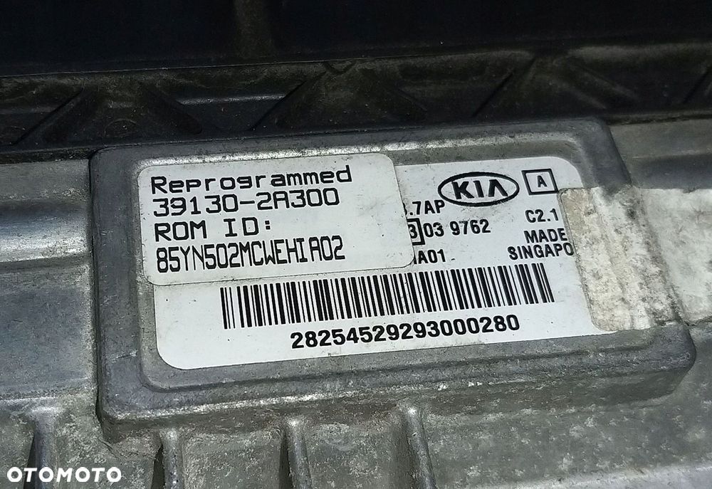 KOMPUTER STEROWNIK KIA VENGA 1.4 CRDI 39130-2A300 - 3