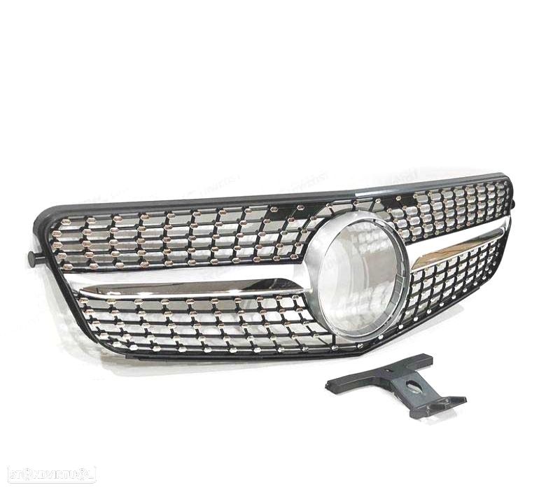 GRELHA FRONTAL MERCEDES W204 07-14 LOOK DIAMOND - 2