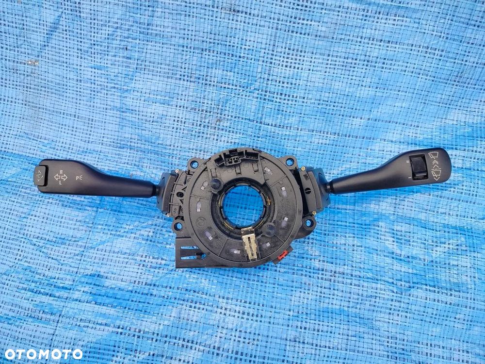 Przełącznik manetka kierunkowskazów wycieraczek pająk BMW E46 E39 taśma zwijak komplet - 1