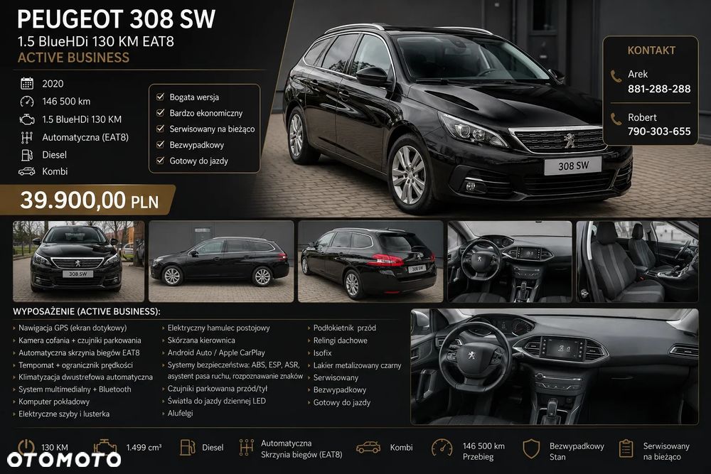 Peugeot 308 BlueHDi 130 EAT8 Business - 1