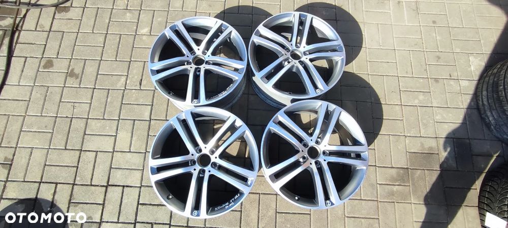 FELGI ALU STOPNIOWANE 5X112 2x8.5J x20 CALI ET 55.6 fi 66.6 2x8.5J x 20 CALI ET42 MERCEDES ML GL GLS KOMPLET 4 SZTUKI - 1