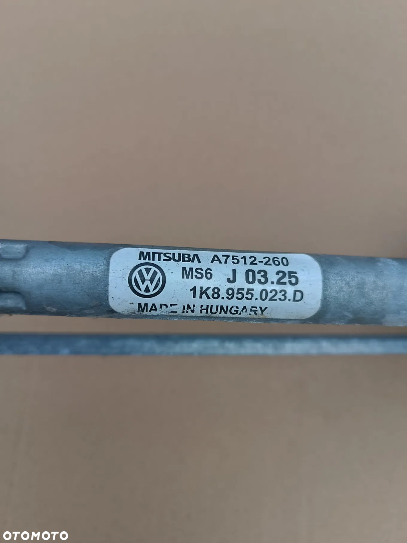MECHANIZM + SILNIZCEK WYCIERACZEK PRZÓD PRZEDNI VW SCIROCCO III 1K8955023D EUROPA - 5
