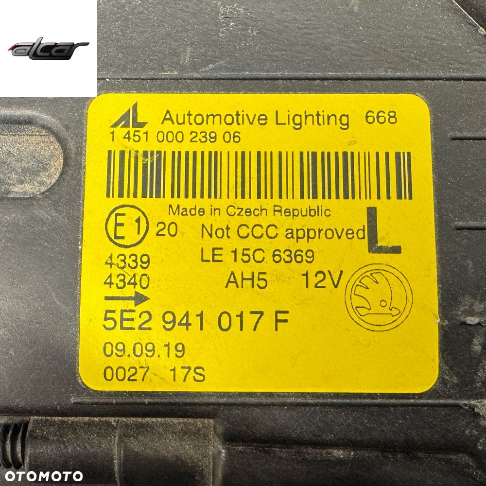 REFLEKTOR LEWY PRZÓD LED SKODA OCTAVIA III LIFT 16-20 5E2 941 017 F - 7