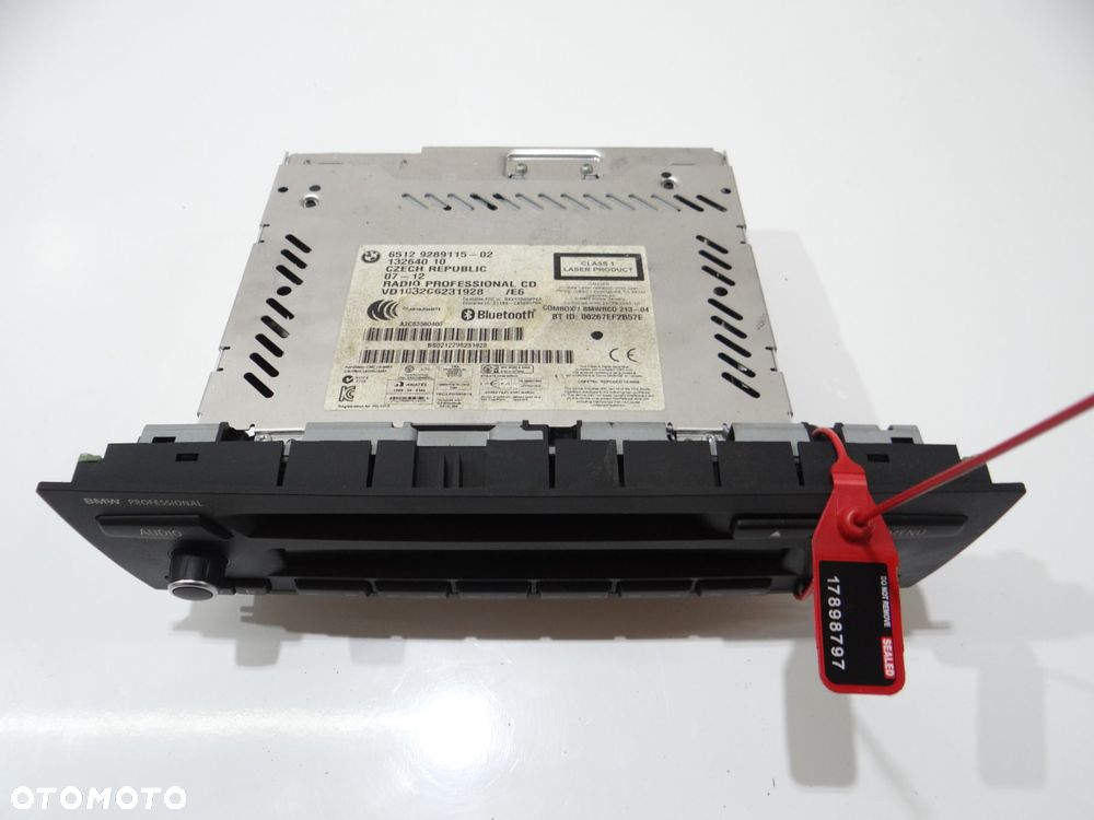 RADIO CD PROFESSIONAL BMW X1 E84 OE 9289115 - 3
