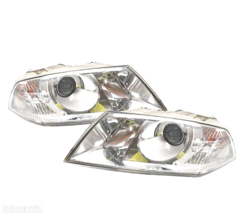 FARÓIS OPTICAS XENON PARA SKODA OCTAVIA 04-08 XENON - 1