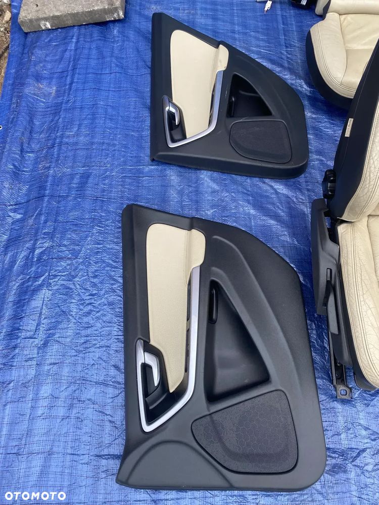 FOTEL FOTELE KANAPA BOCZKI SKÓRA SKÓRZANE WNĘTRZE KOMPLET VOLVO V60 I 11-18r. KOMBI  EUROPA - 12