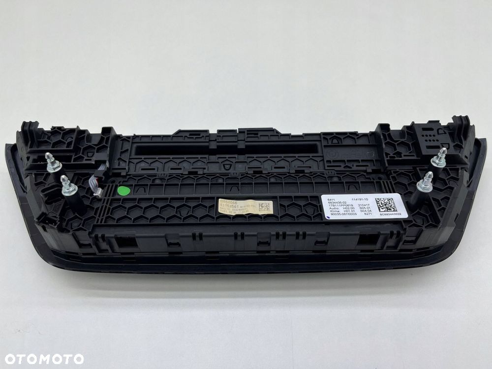 BMW 5 G30 G31 PANEL REGULACJA NAWIEWU KLIMATYZACJI 6834435 - 9