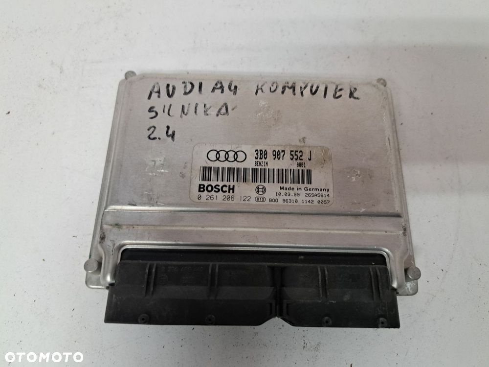 AUDI A4 2.4 KOMPUTER STEROWNIK SILNIKA 3B0 907 552J - 1