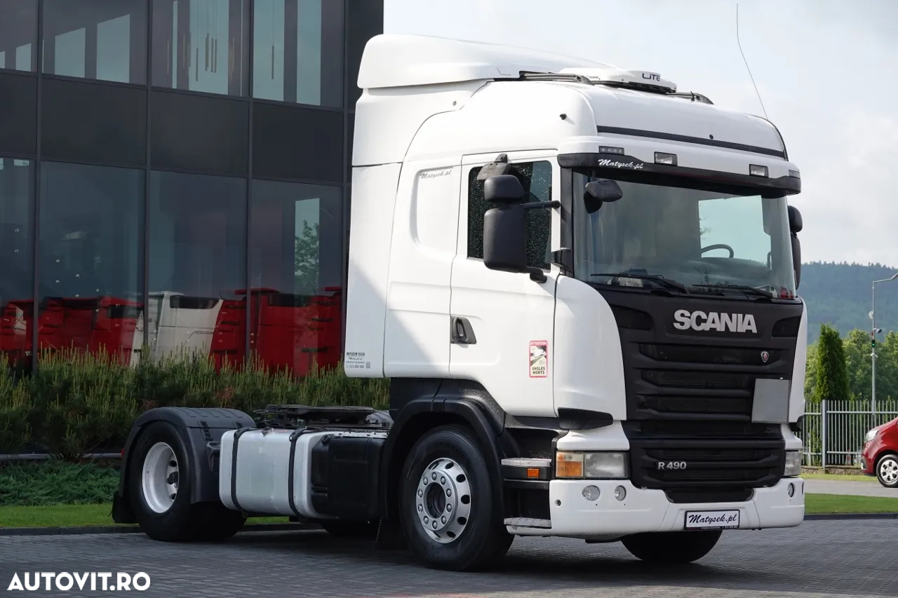 Scania R 490 / RETARDER / I-PARK COOL / HIGHLINE / JANTE ALIE / EURO 6 / MANUAL / 2014 R - 4