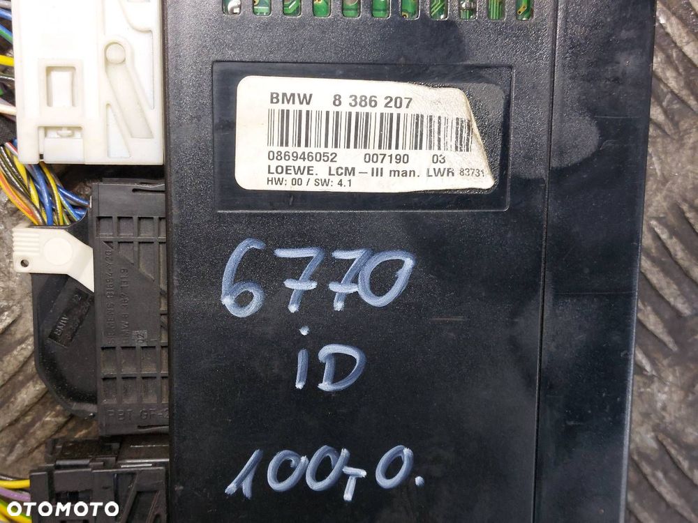 MODUŁ STEROWNIK ŚWIATEŁ BMW E39 8386207 - 3