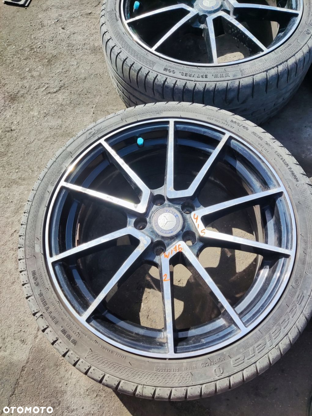MERCEDES A KLASA W176 FELGI ALUMINIOWE 18 KOMPLET - 5