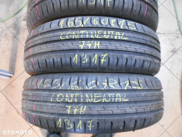 Opony 165/60R15 continental conti eco contact 5 7,3mm lato komplet  nowe - 2