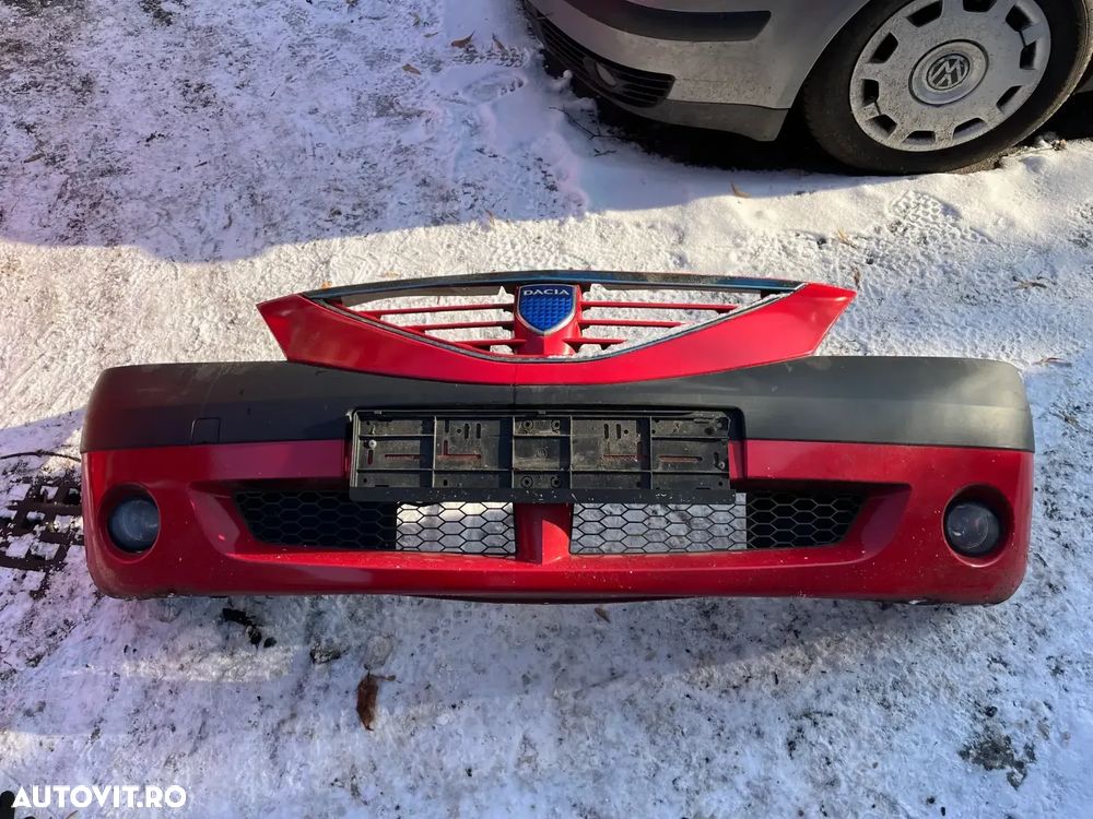 Bara fata completa Dacia Logan 1 rosu passion 2004-2009 - 6