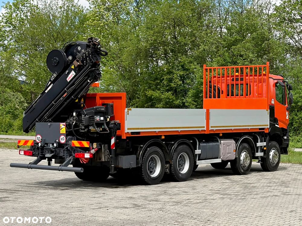 Renault K 430 * SKRZYNIA 7,50 m * HIAB 211 EP - 5 HIDUO + PILOT / 8x4 - 7