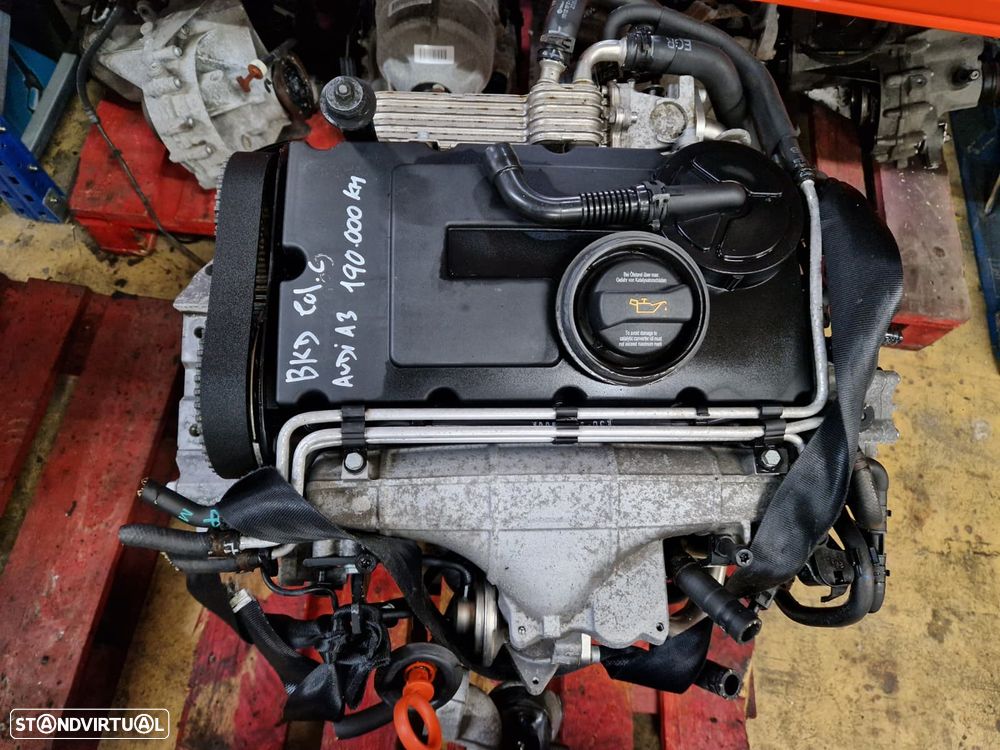 Motor usado BKD COLAÇA C AUDI A3 8P 2.0 TDI 140CV VW GOLF V LEON TOURAN OCTAVIA EOS - 1