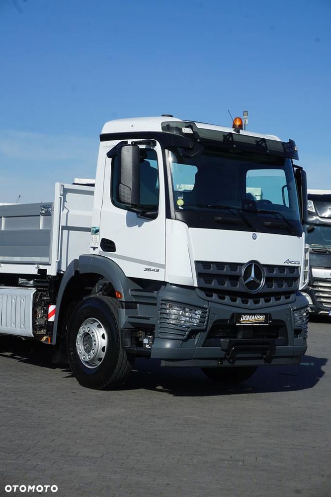 Mercedes-Benz AROCS / 2643 / 6 X 4 / SKRZYNIOWY + HDS / HIAB 228 E – 4 / WYS. 13 M - 37