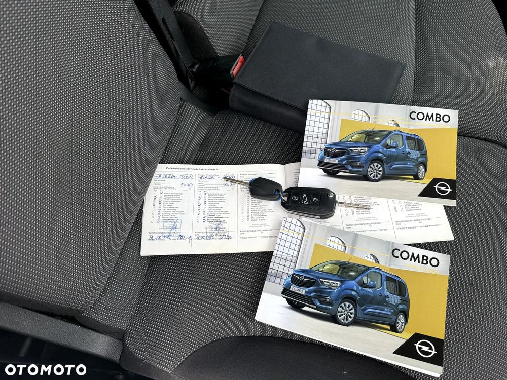 Opel COMBO LONG XL 3 OSOBY *NOWY SILNIK* ŁADOWNOŚC 852 KG HAK 1000KG SERWISOWANY F VAT 23% BOCZNE DZWI TEMPOMAT - 30