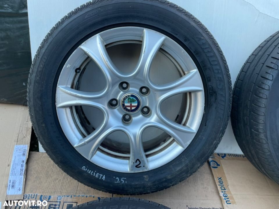 Jante aliaj ALFA ROMEO GIULIETTA an 2013 cu cauciucuri vara 205/55R16 - 5