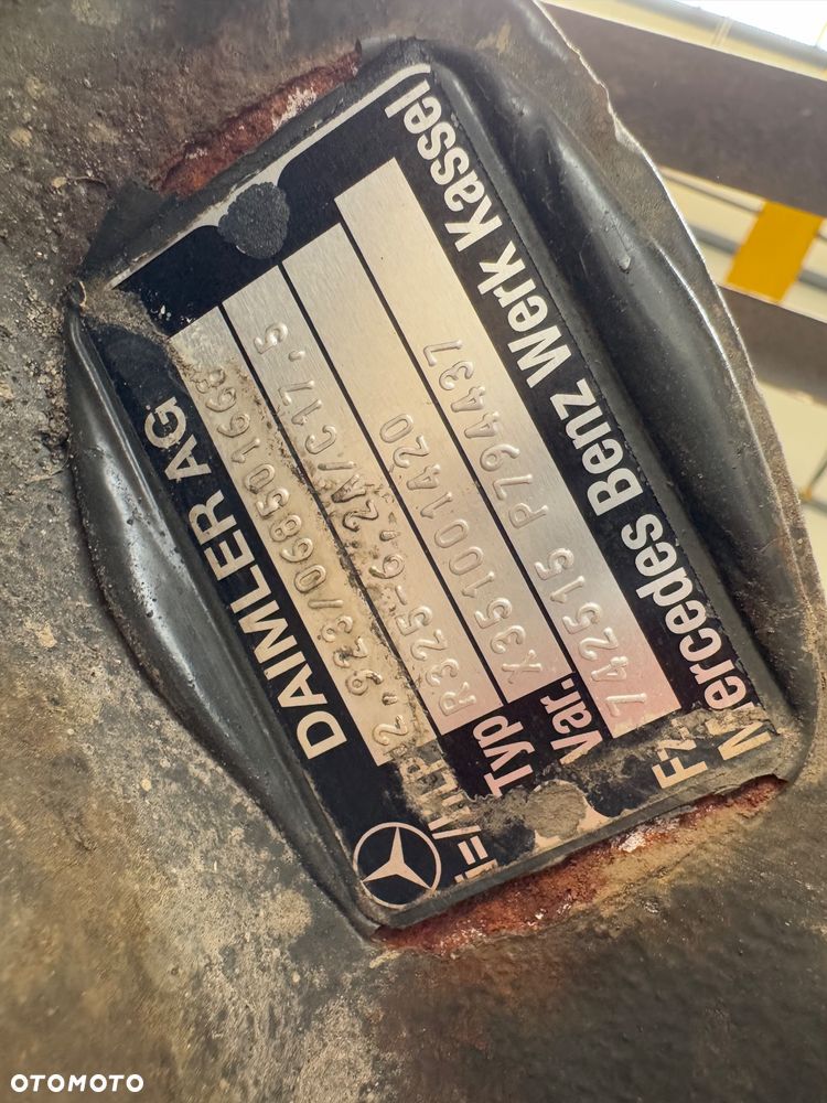 Kompletny most tylny, piasty, zaciski Mercedes Atego Euro 6 - 3
