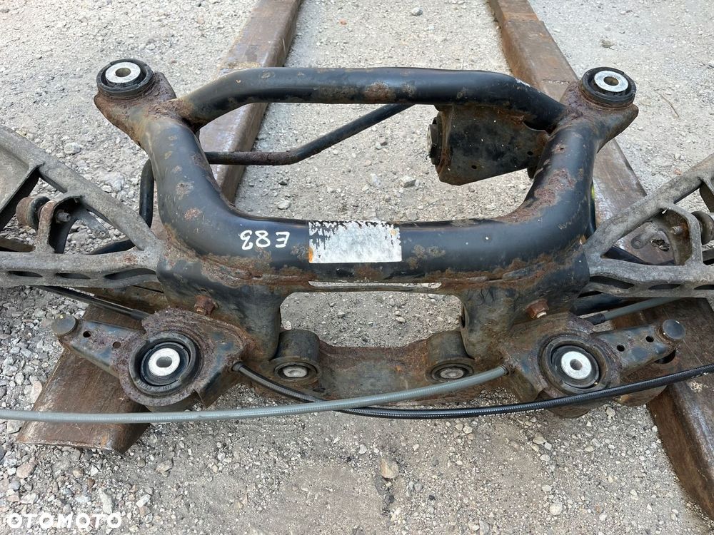 Zawieszenie belka wozek wahacze tyl BMW X3 E83 LIFT 2.0 D 177 KM KOMPLET - 2